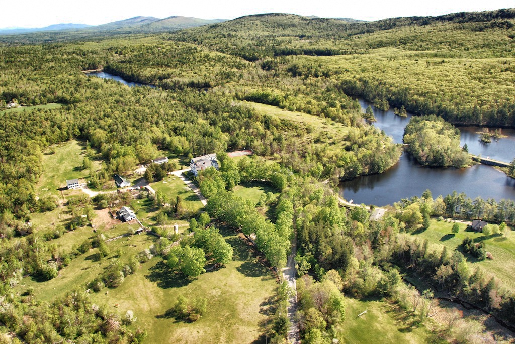 aerial view of campus