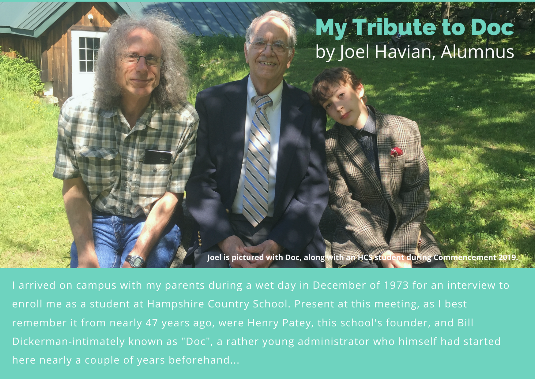 Joel Havian, Alumnus